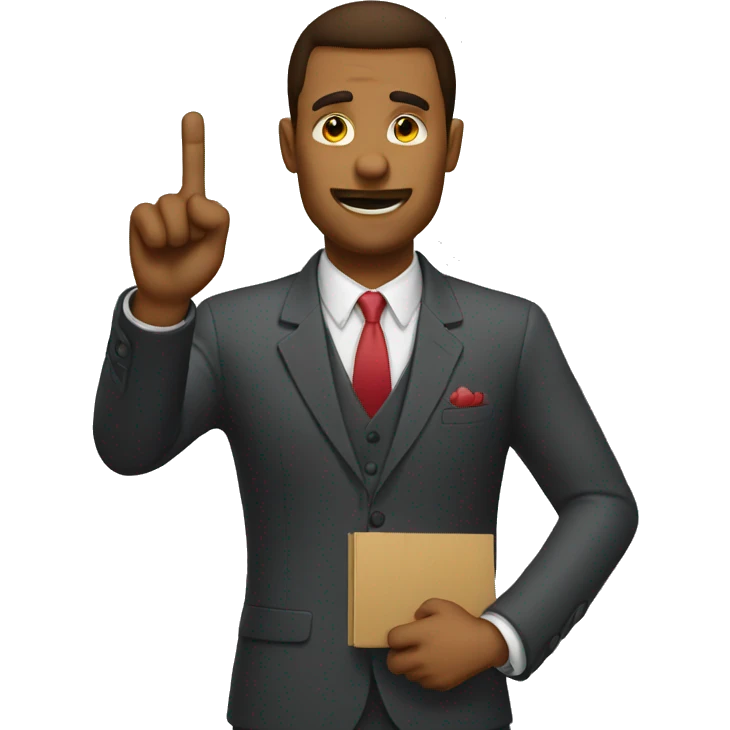 dealer saying no with finger emoji