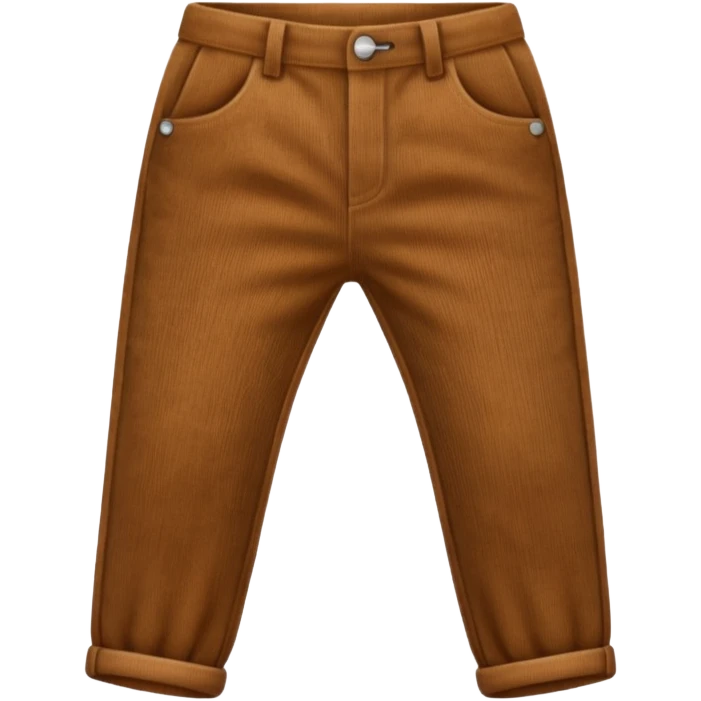 Corduroy patterned pants emoji