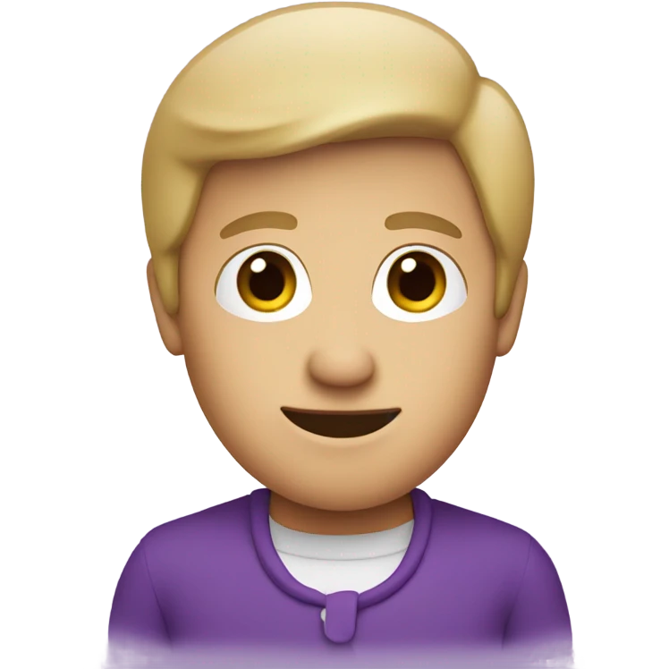 A purple iPad emoji