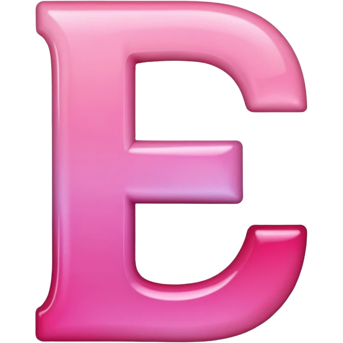 mix color pinks letter p emoji