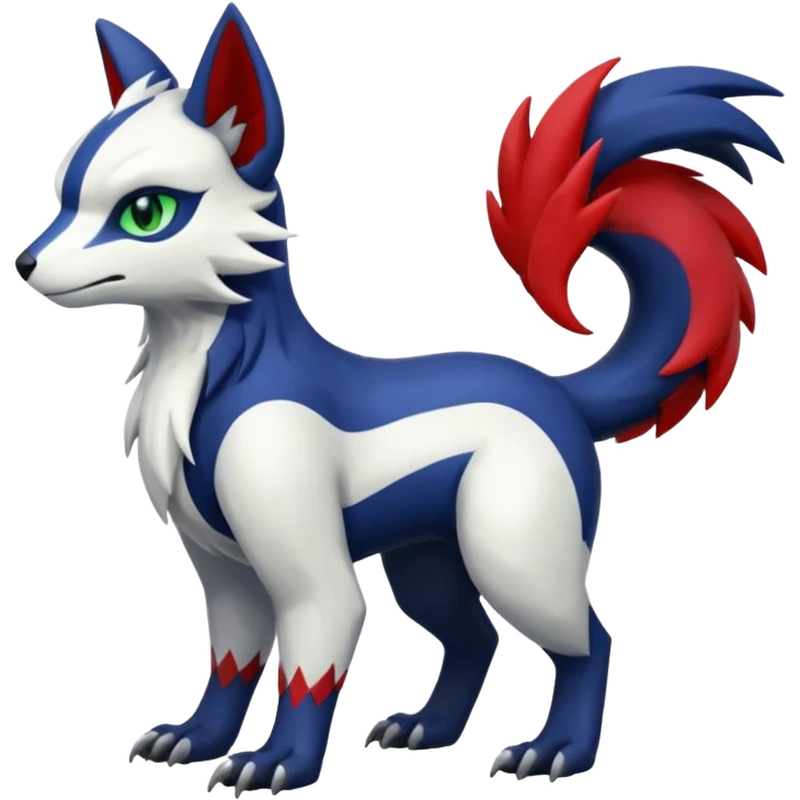Shiny Linoone-Absol-Trico-Hybrid (Full body) emoji