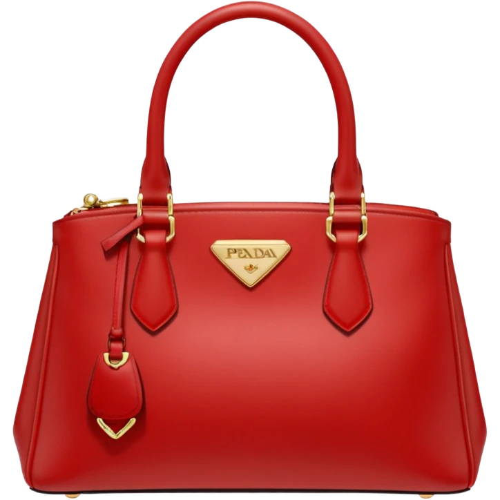 Prada red bag emoji