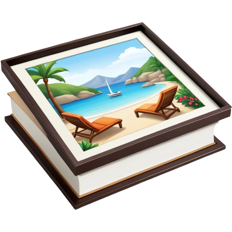 Luxury photography coffee table book  emoji