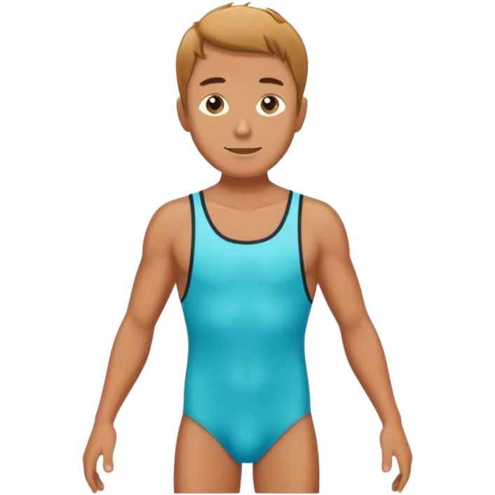 Un homme avec un maillot de bain pour femme emoji