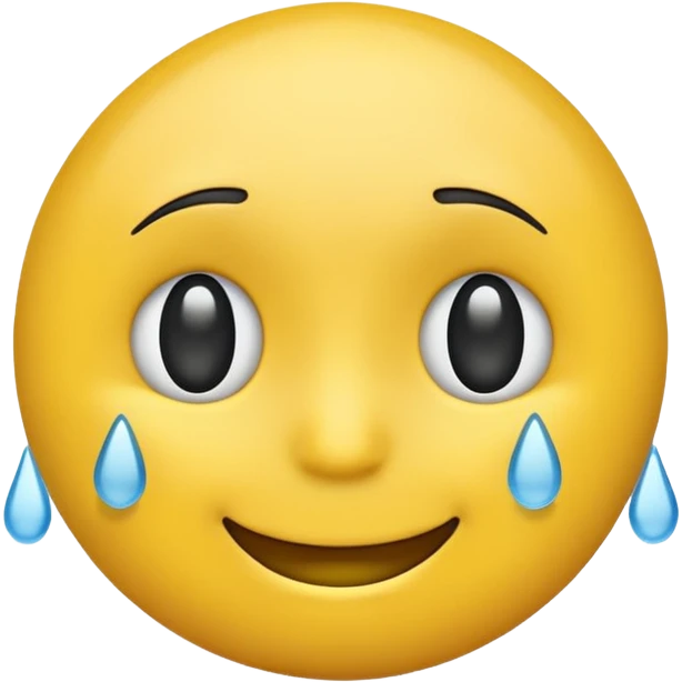 A happy emoji but a transparent sad emoji on top emoji