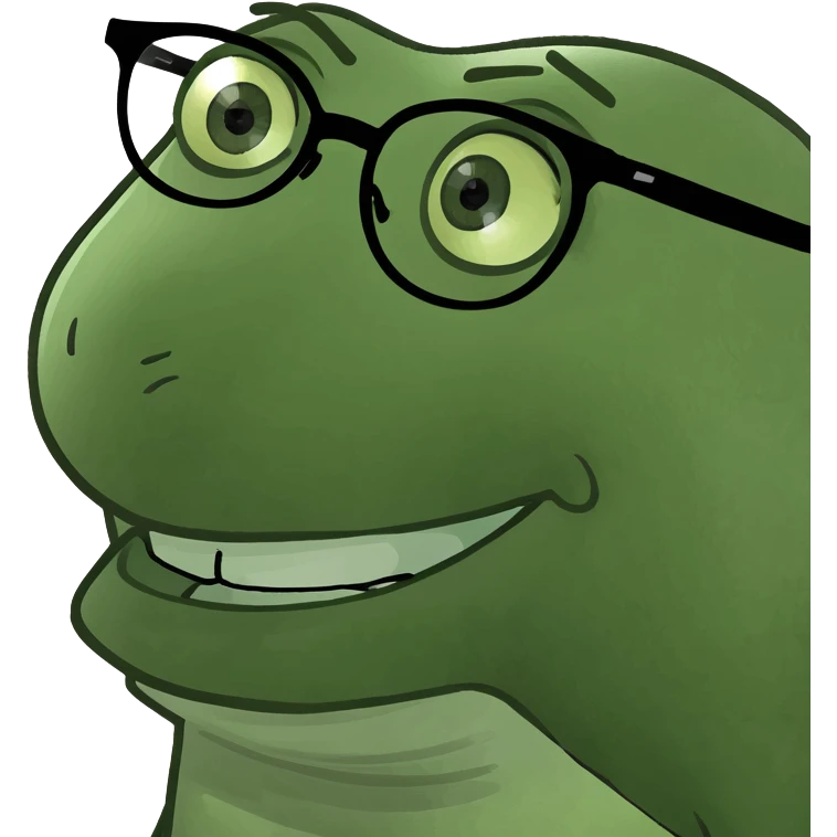 um emoji com os olhos para cima, e a boca de lada maia torta, com um óculos de grau  emoji