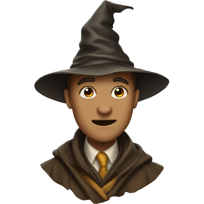 One sorting hat emoji