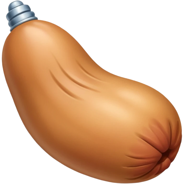 quiero q mi emoji sea una polla con testiculos pero de forma realista i con 2 testiculos pero q sea un pene realista emoji