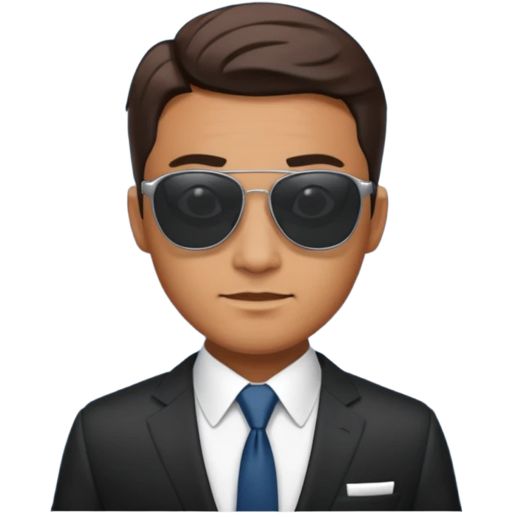 Agent man emoji