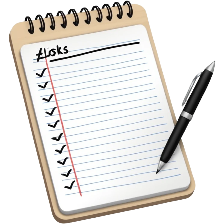 task to do or missions regarding a job role emoji