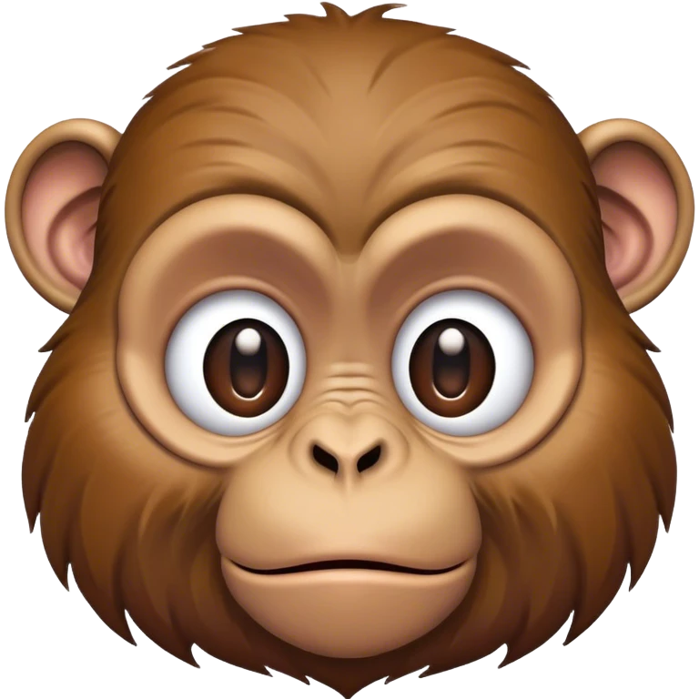 Confused monkey emoji