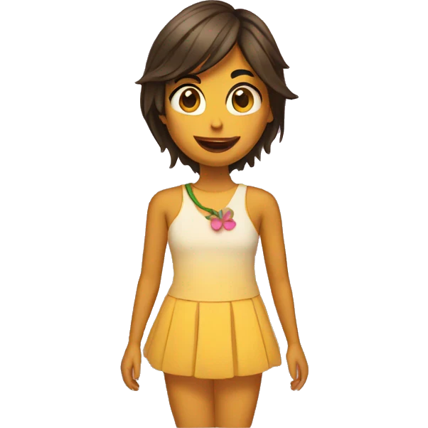 Chica emoji