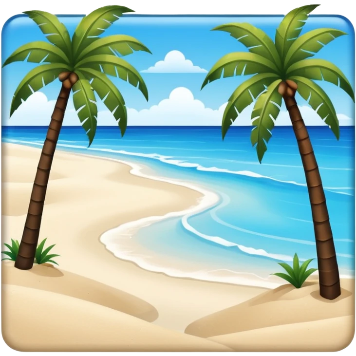  playa sin recuadro  emoji