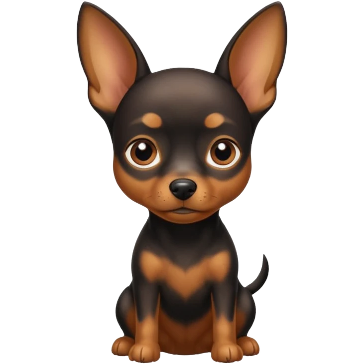 Pincher dog theme emoji