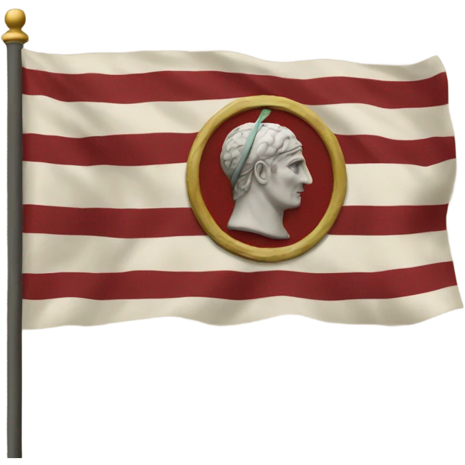 Creat the flag of the SPQR emoji