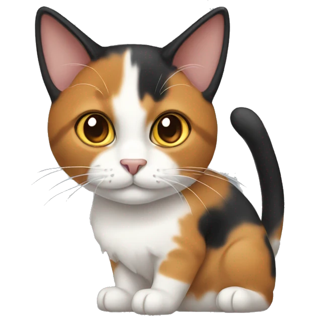 Calico cat emoji