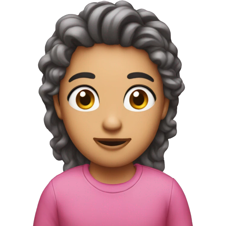 PinkCara mirando mal a una persona  emoji