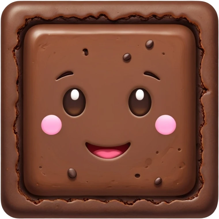 Brownie emoji