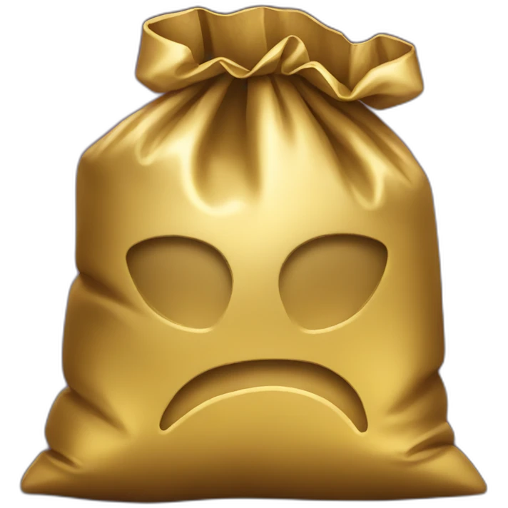 a bag of gold emoji
