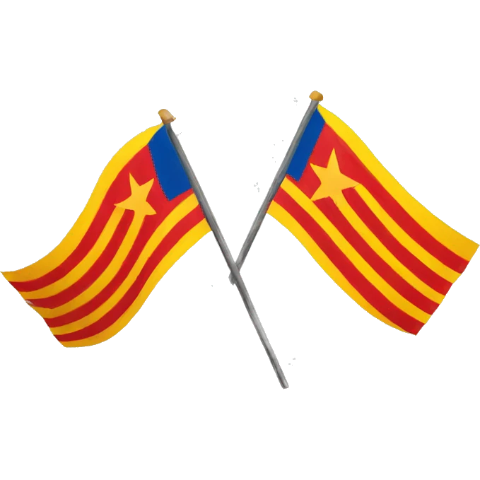 catalonia flag red and yellow emoji