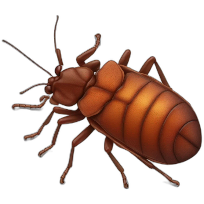 bed bug biting human emoji