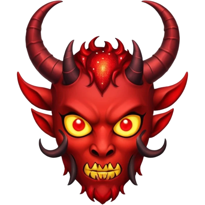glitter fallen demon evil emoji