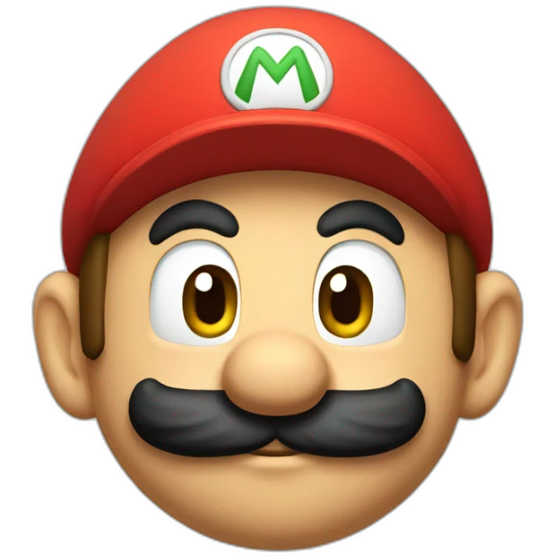 sober mario emoji