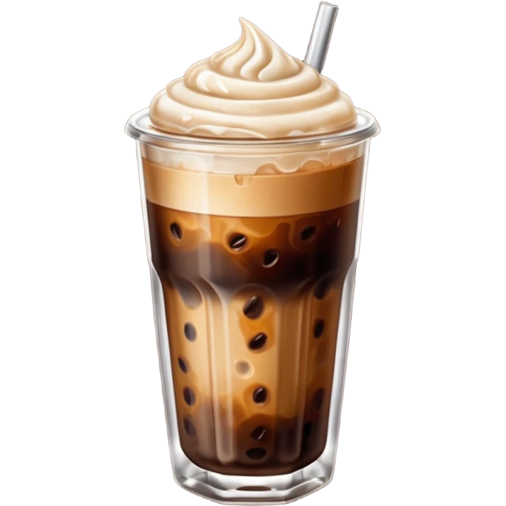 Iced coffee emoji