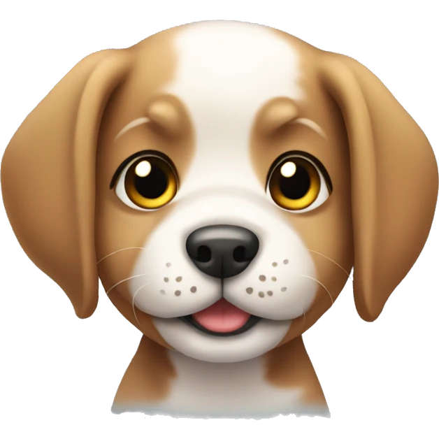 Cute puppy emoji