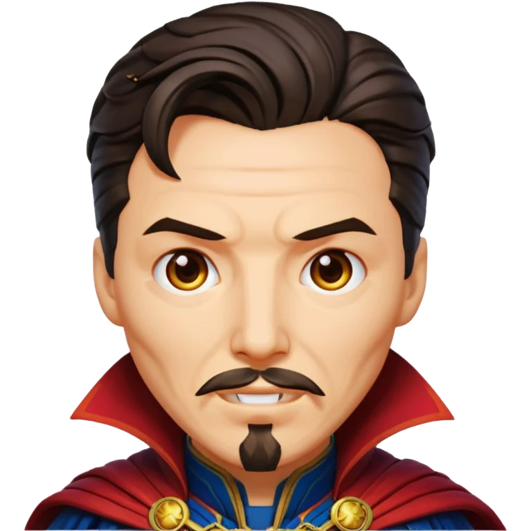 Create Doctor strange Superhero Emoji face only emoji
