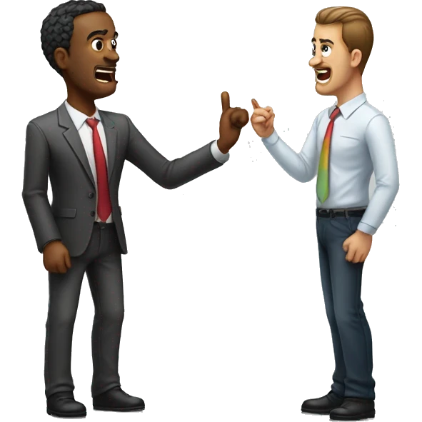 software engineer while arguing with his boss emoji