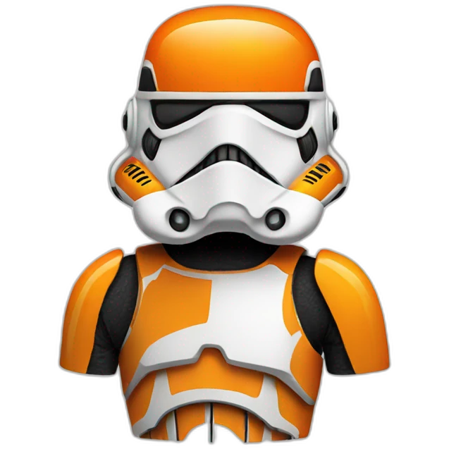 Orange Stormtrooper emoji