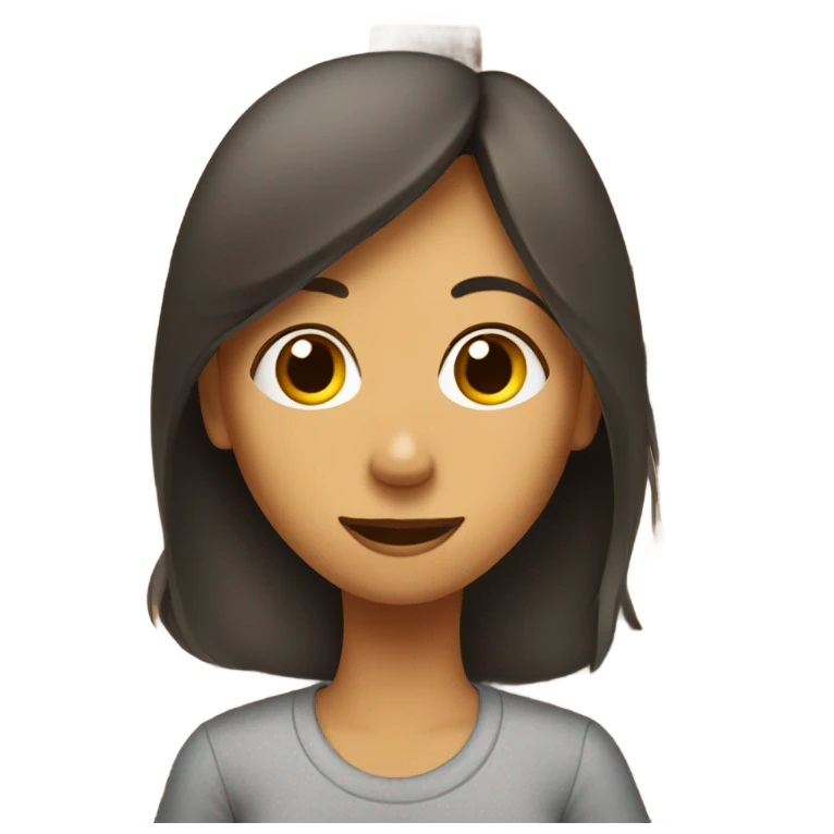 A female person in a dog house  emoji