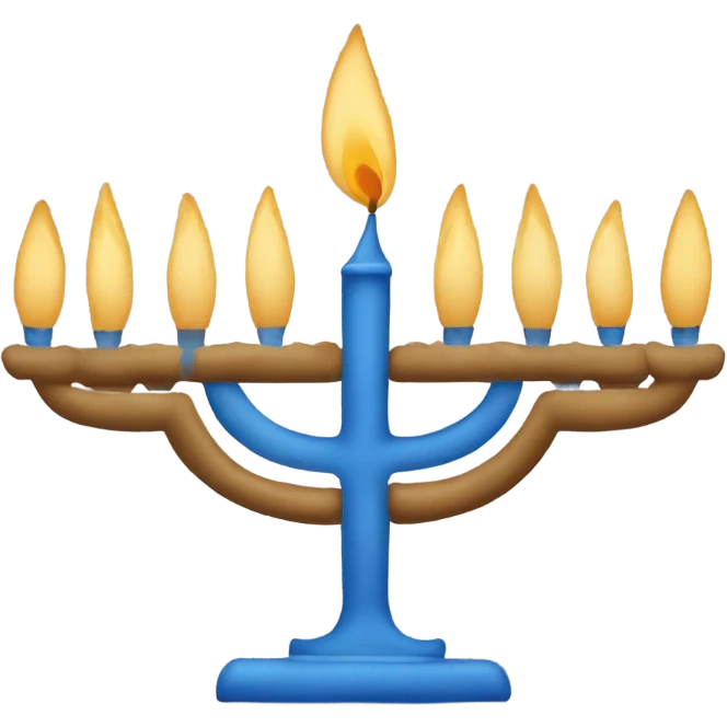Menorah emoji