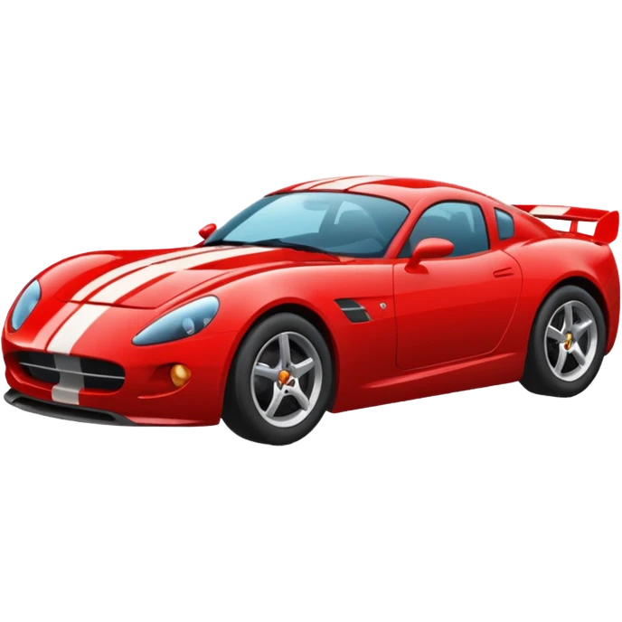 RED SPORT CAR CUTE emoji
