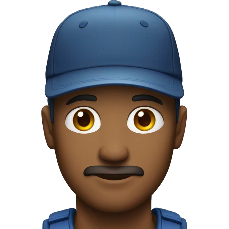 man with cap emoji
