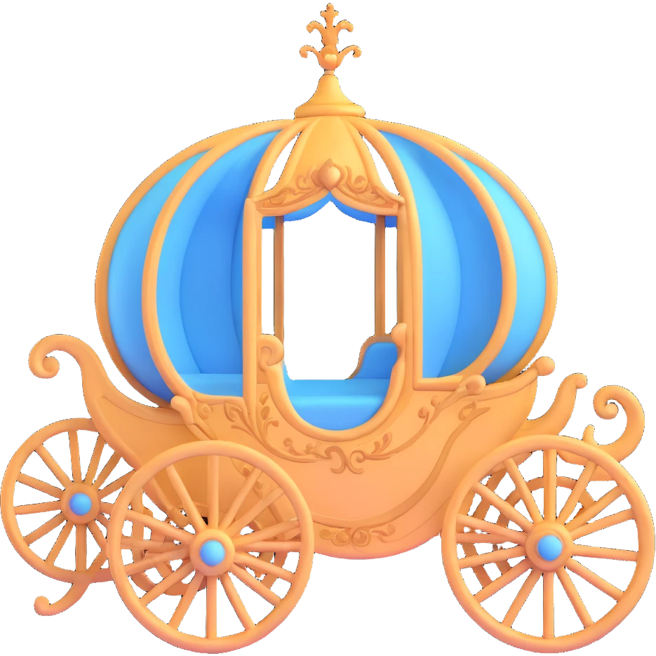Cinderella's carriage emoji