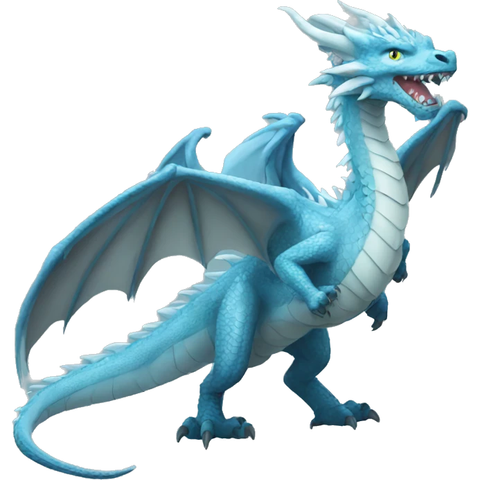 Ice dragon emoji