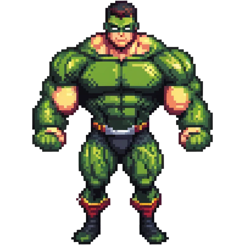 superhero with growth and shape-shifting powers emoji