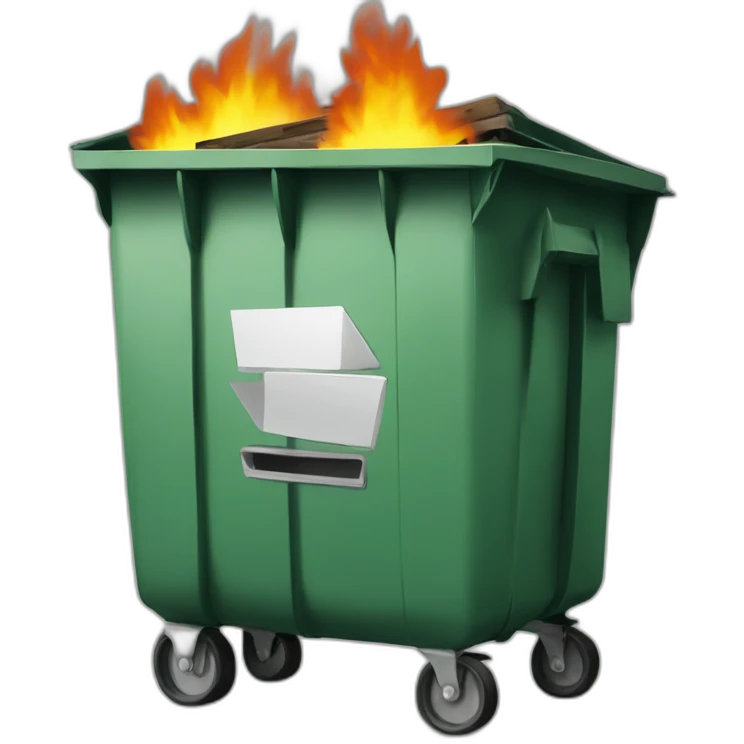 Dumpster Fire emoji