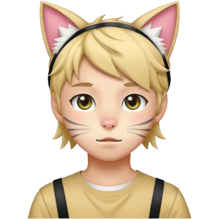 Femboy cat boy  emoji