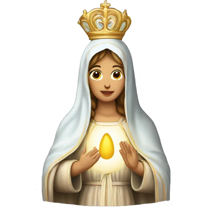 Virgen maria emoji