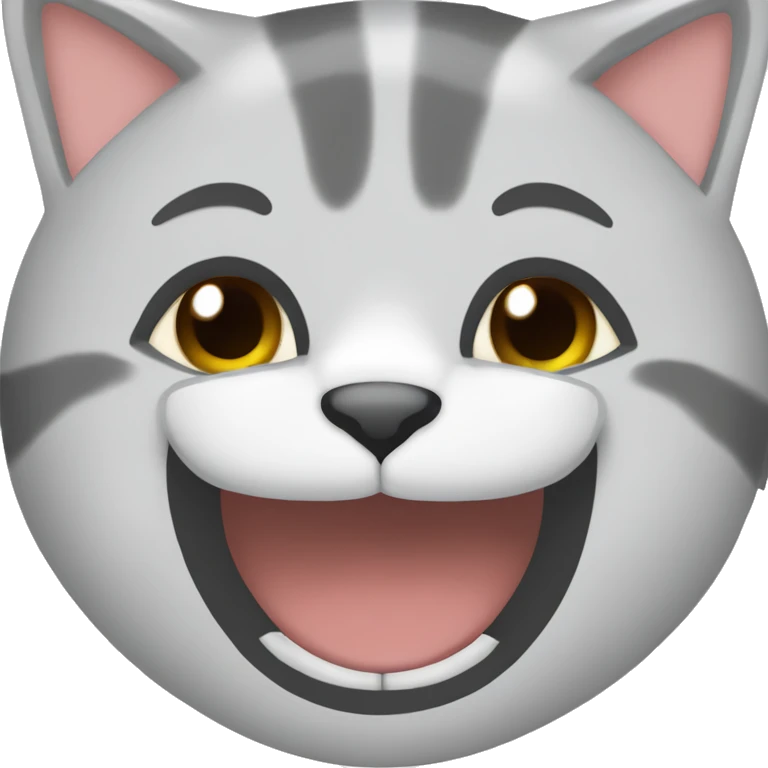 серый вислоухий котенок с карими глазами  emoji