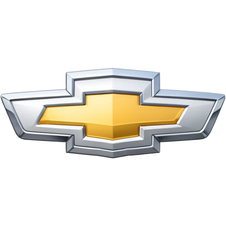 White Chevrolet logo emoji