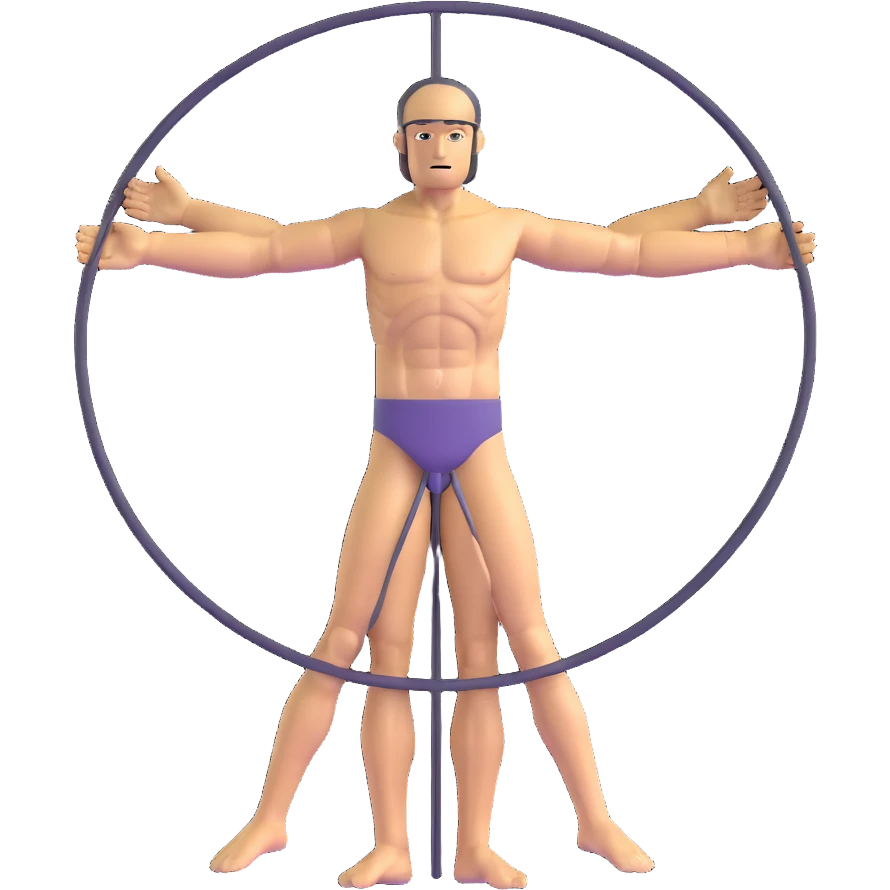 Vitruvian Man emoji