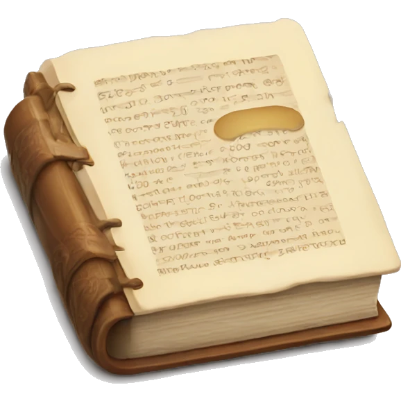 Libro decorato aestetich emoji