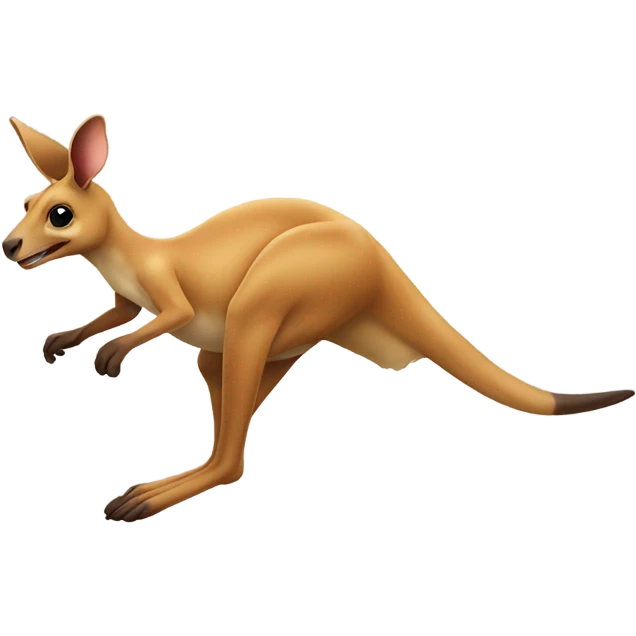 kangaroo running on a tredmi emoji