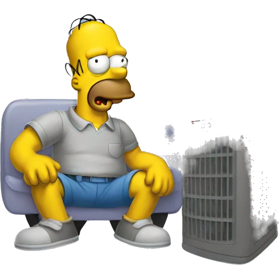 SIMPSONS air condiotion emoji