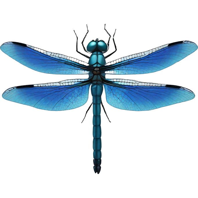 Blue dragonfly  emoji