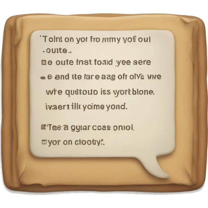 dialog box emoji